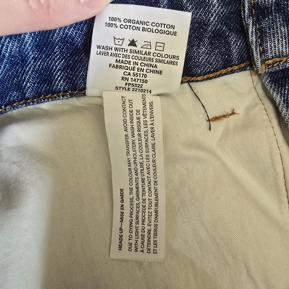 Frank And Oak Stevie Tapered Leg Cropped Jeans Size 27 - Picture 12 of 12